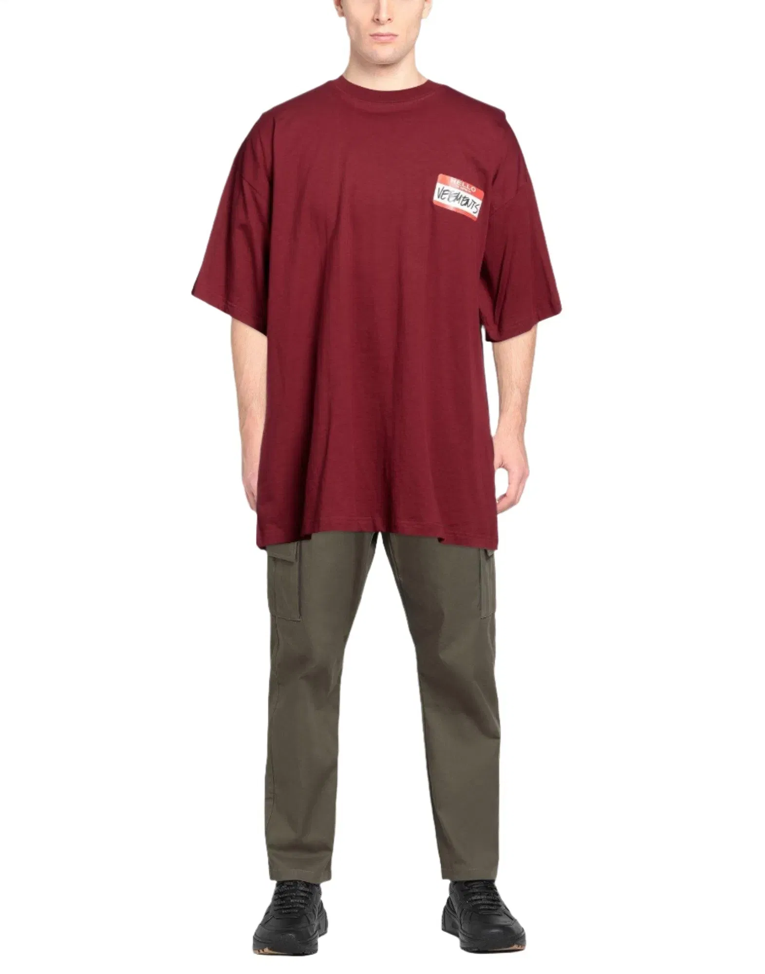 Vetements My Name Is Vetements T-Shirt Red