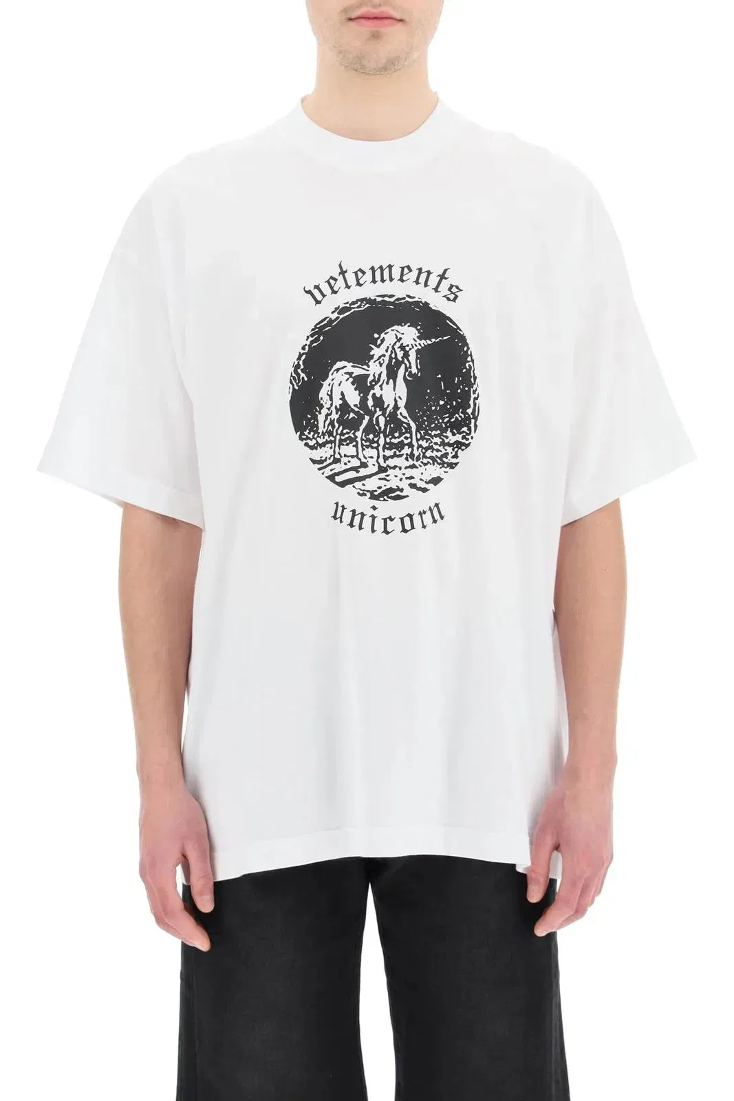 Vetements Double Unicorn T-Shirt White