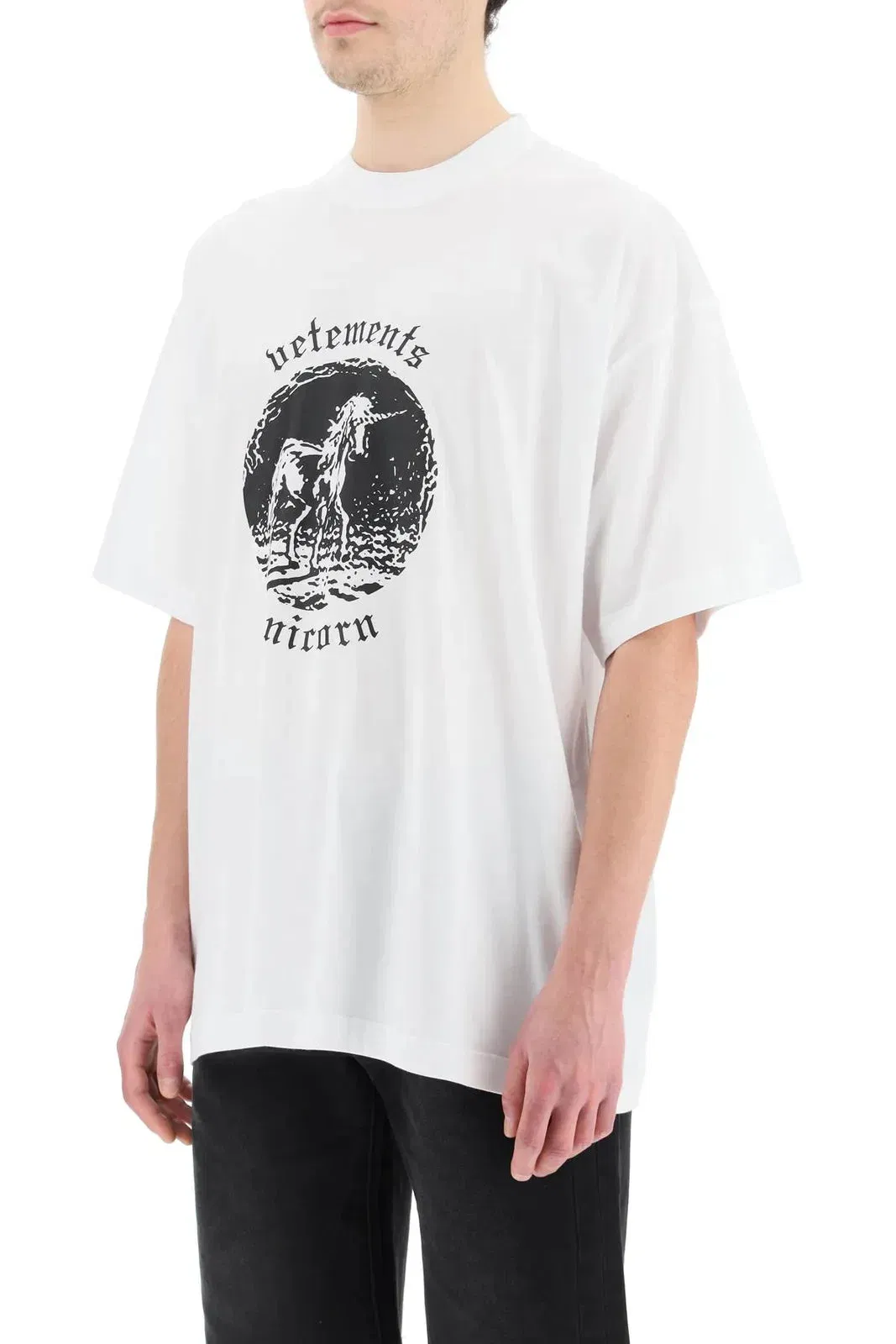 Vetements Double Unicorn T-Shirt White