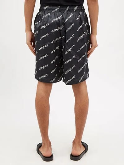 Vetements Monogram Pyjama Shorts
