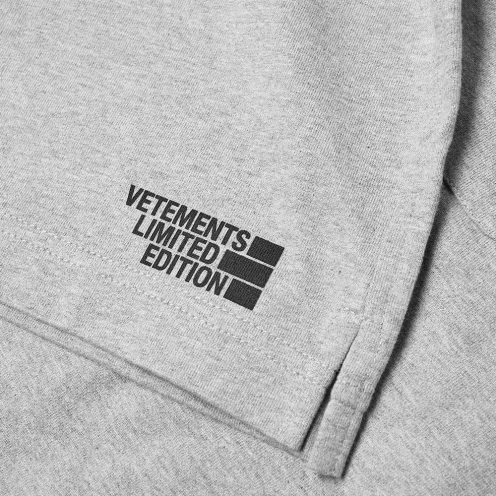 Vetements Limited Edition Shorts Grey