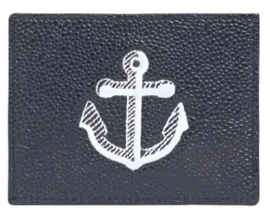 Thom Browne Embroidered Anchor Card Holder
