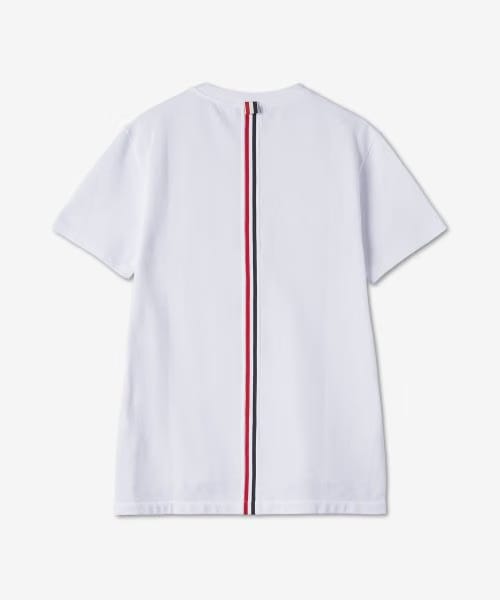 Thom Browne Centre-Back Stripe Piqué T-Shirt White