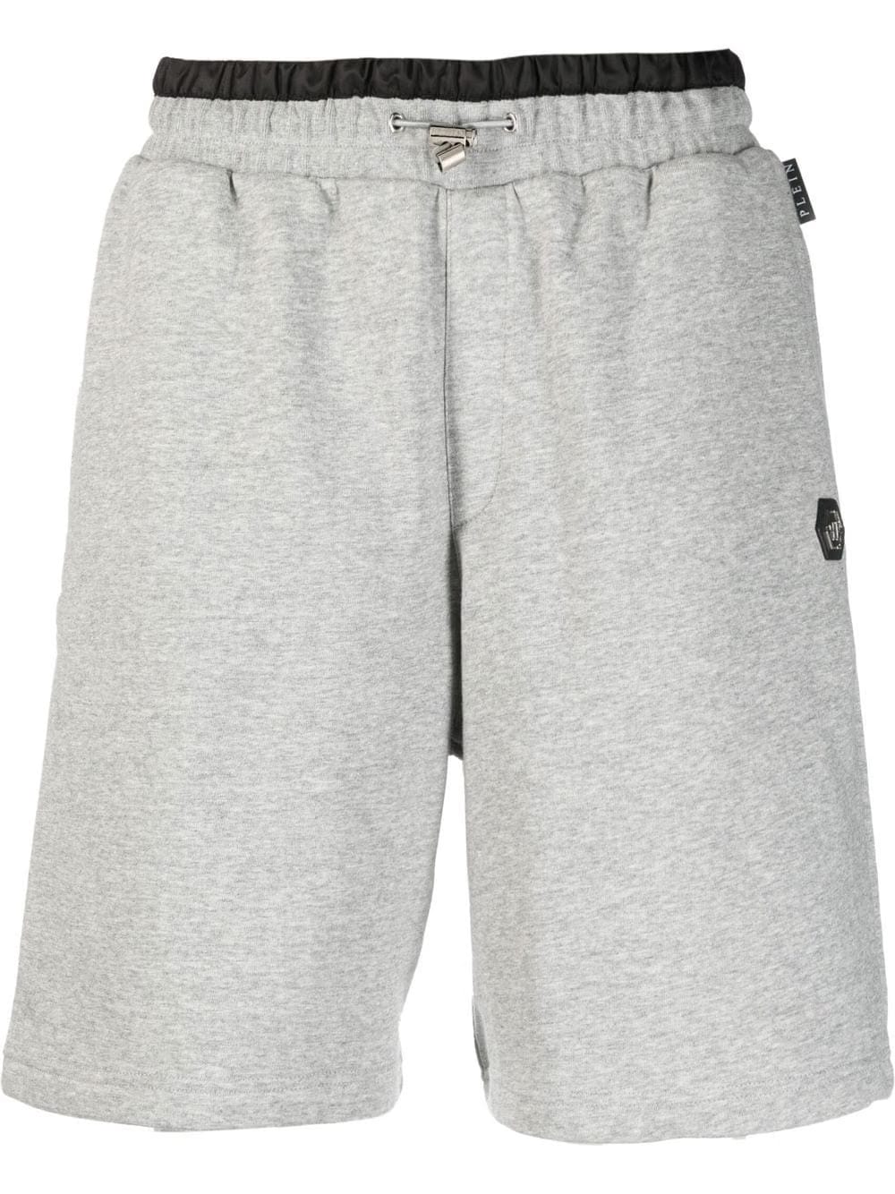Philipp Plein Hexagon Jogging Shorts Grey