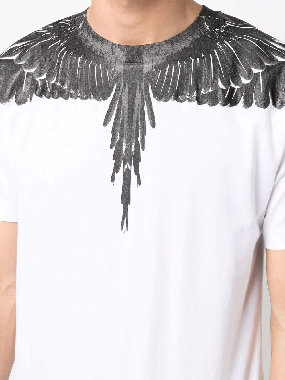 Marcelo Burlon Icons Wings White and Black T-Shirt