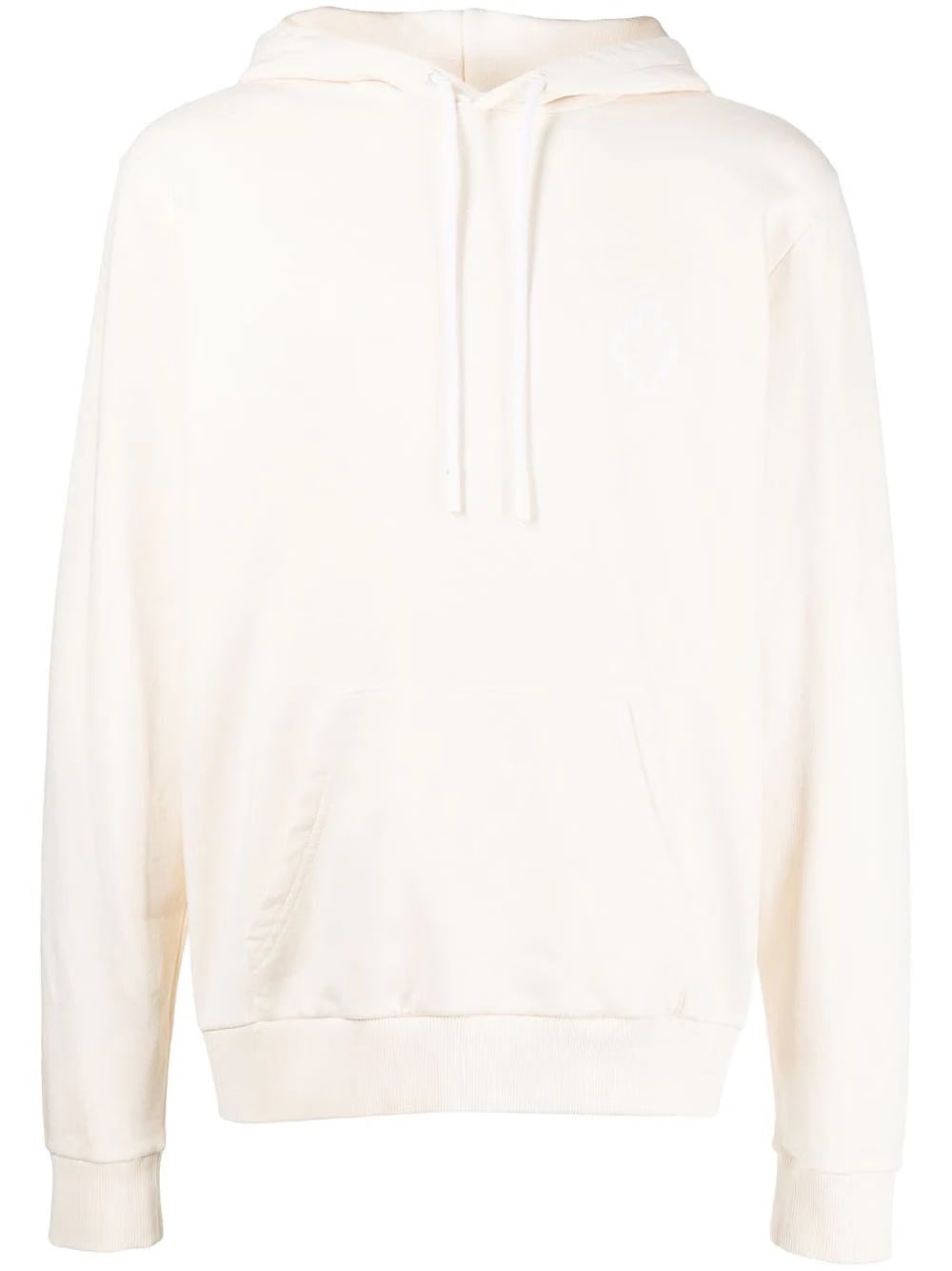 Marcelo Burlon Tempera Cross Regular Hoodie Ecru White