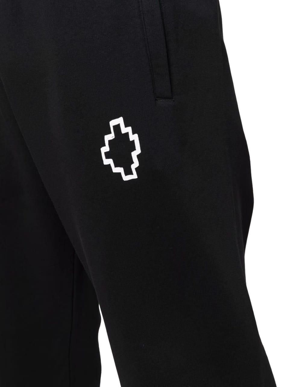 Marcelo Burlon Tempera Cross Relax Sweatpant Black White