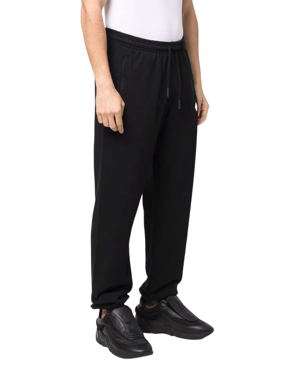 Marcelo Burlon Cross Relax Sweatpants Black White