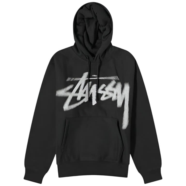 Stussy Dizzy Stock Hoodie Black