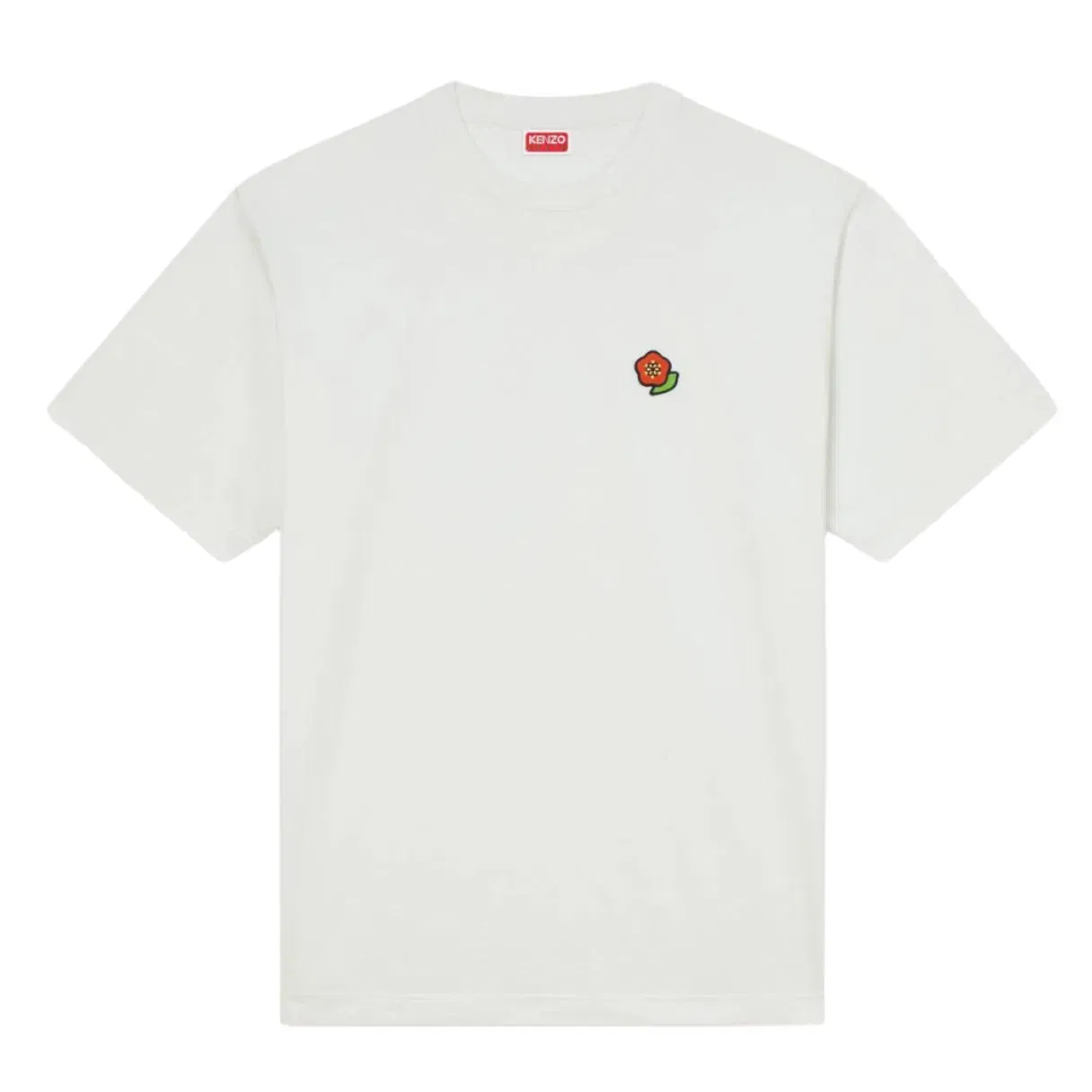 Kenzo Pop Crest Embroidered T-Shirt Off-White