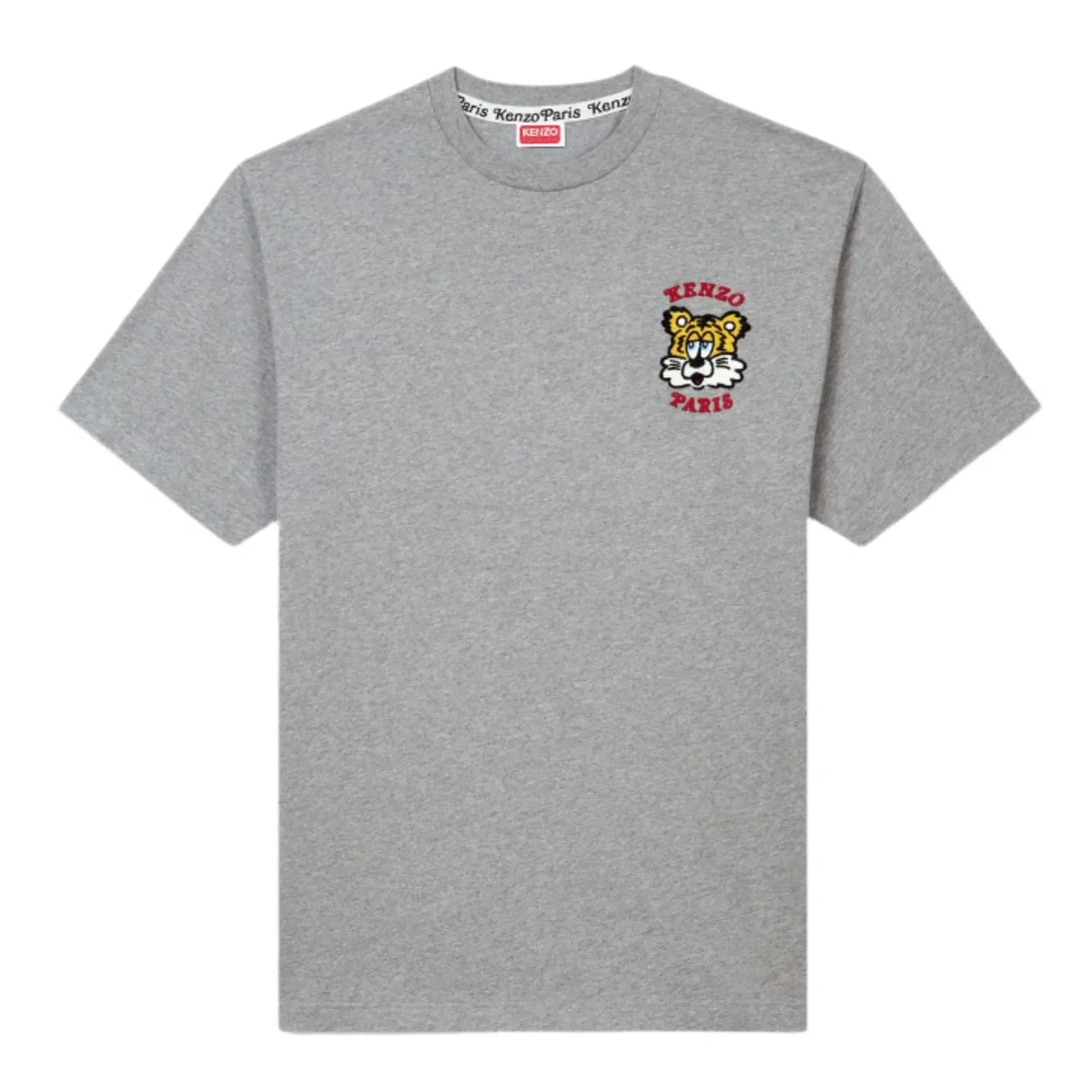 Kenzo Verdy Market Genderless Embroidered T-shirt Grey
