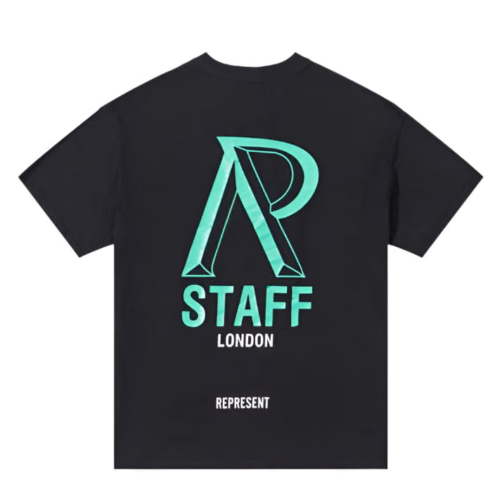 Represent London Initialism T-Shirt Black