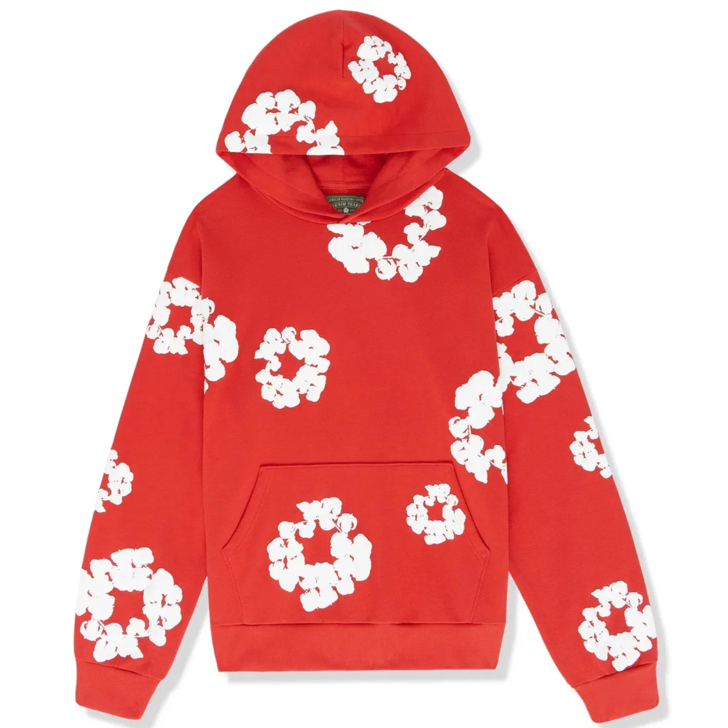 Denim Tears The Cotton Wreath Hoodie Sweatshirt Red