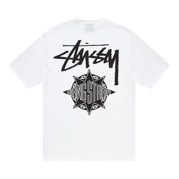 Stussy Gang Starr Take It Personal Tee White