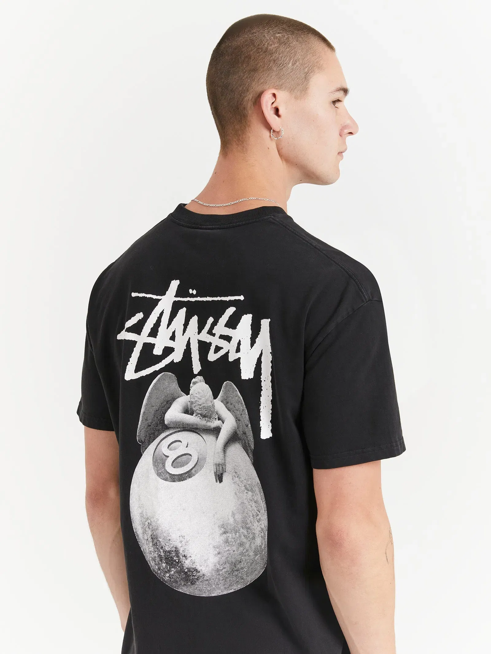 Stussy Angel Tee Black