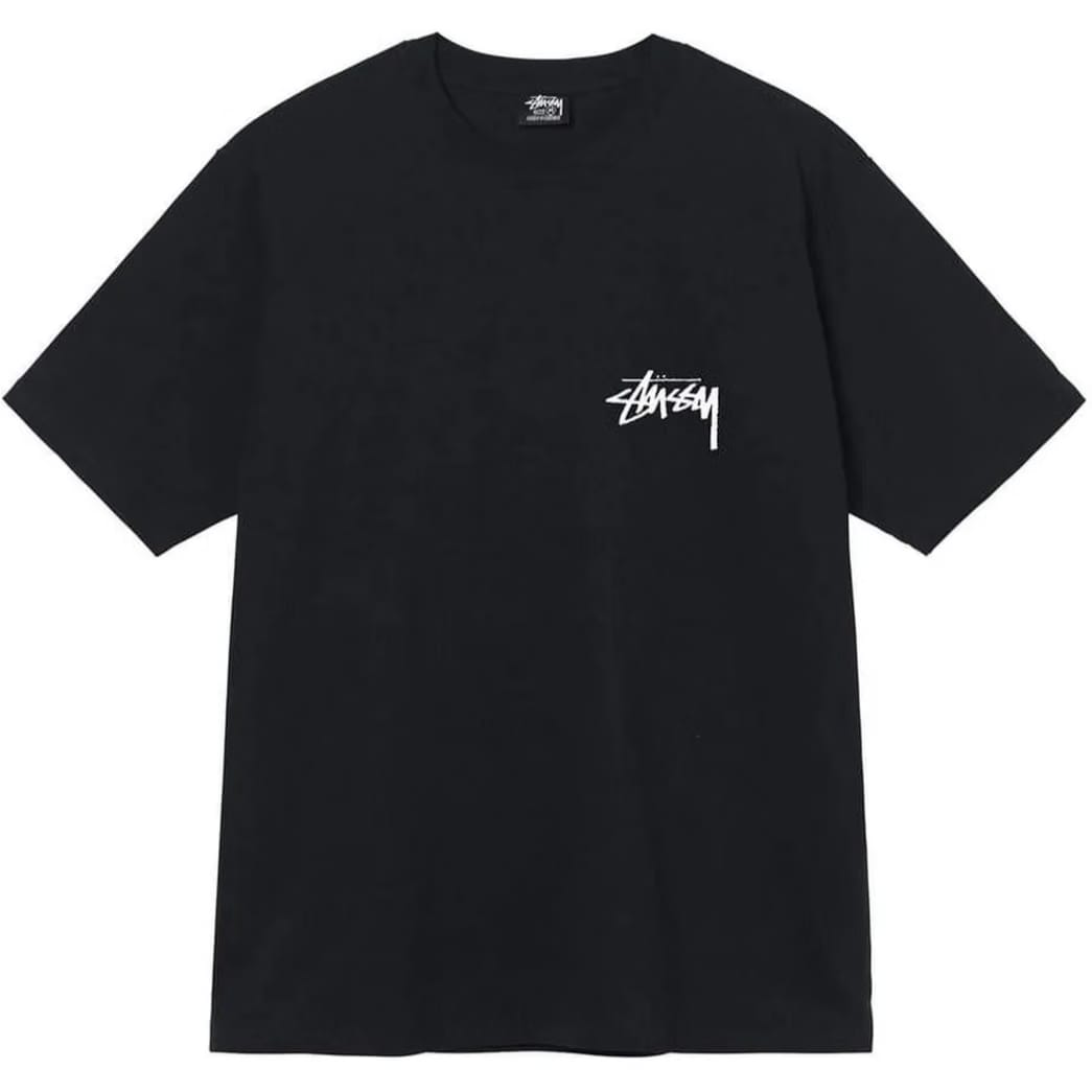 Stussy Fuzzy Dice Tee Black