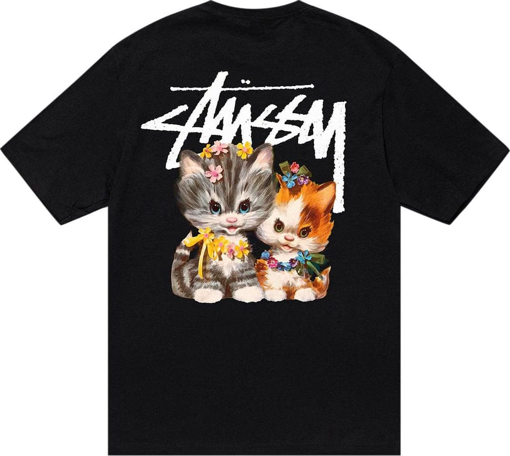 Stussy Kittens Tee Black (SS23)