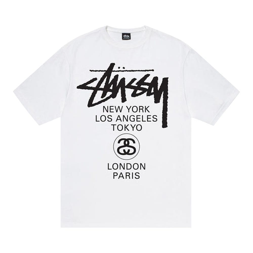 Stussy World Tour Tee White