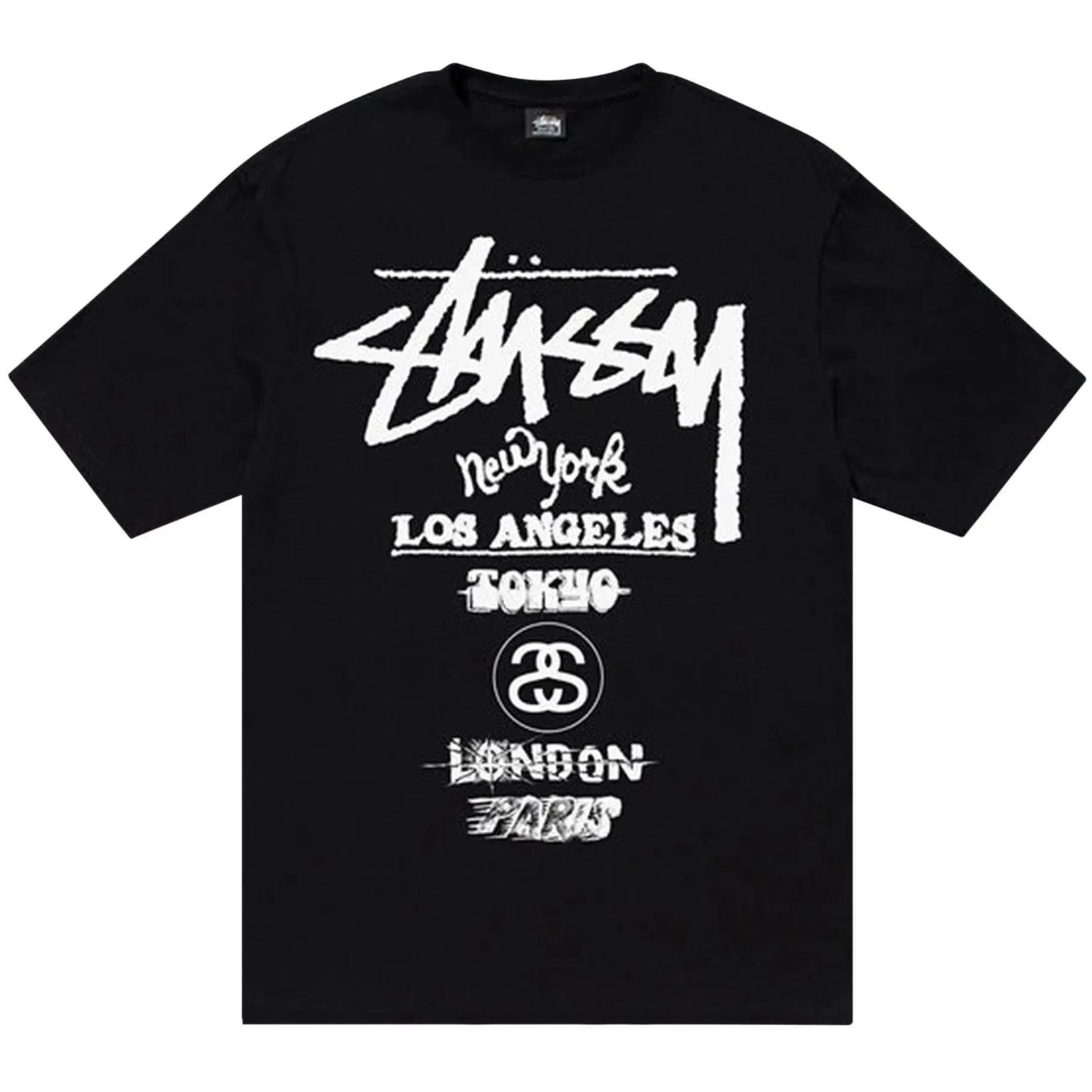 Stussy Tour Tee Black (SS23)