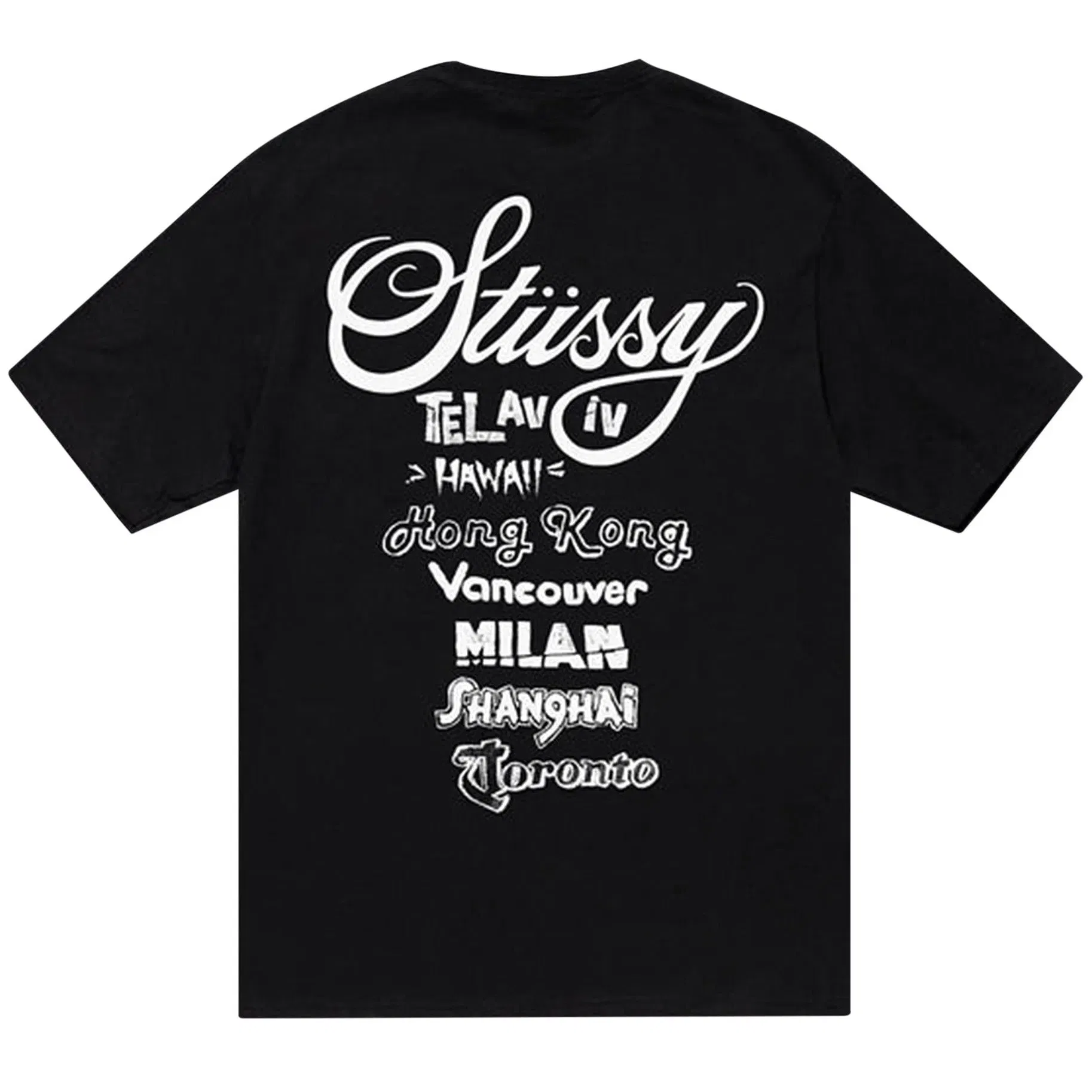 Stussy Tour Tee Black (SS23)