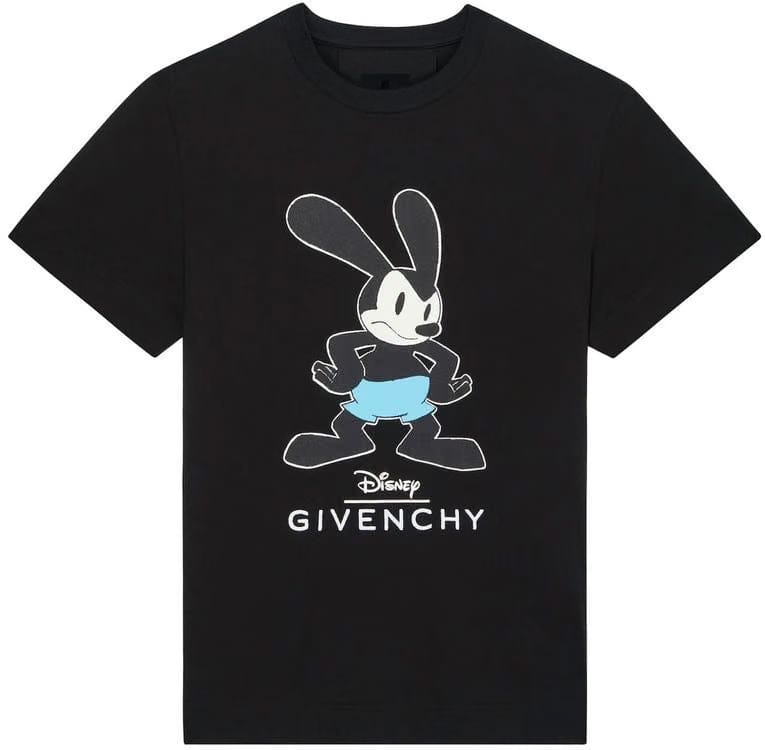 Givenchy x Disney Oswald The Lucky Rabbit Tee Black Slim Fit