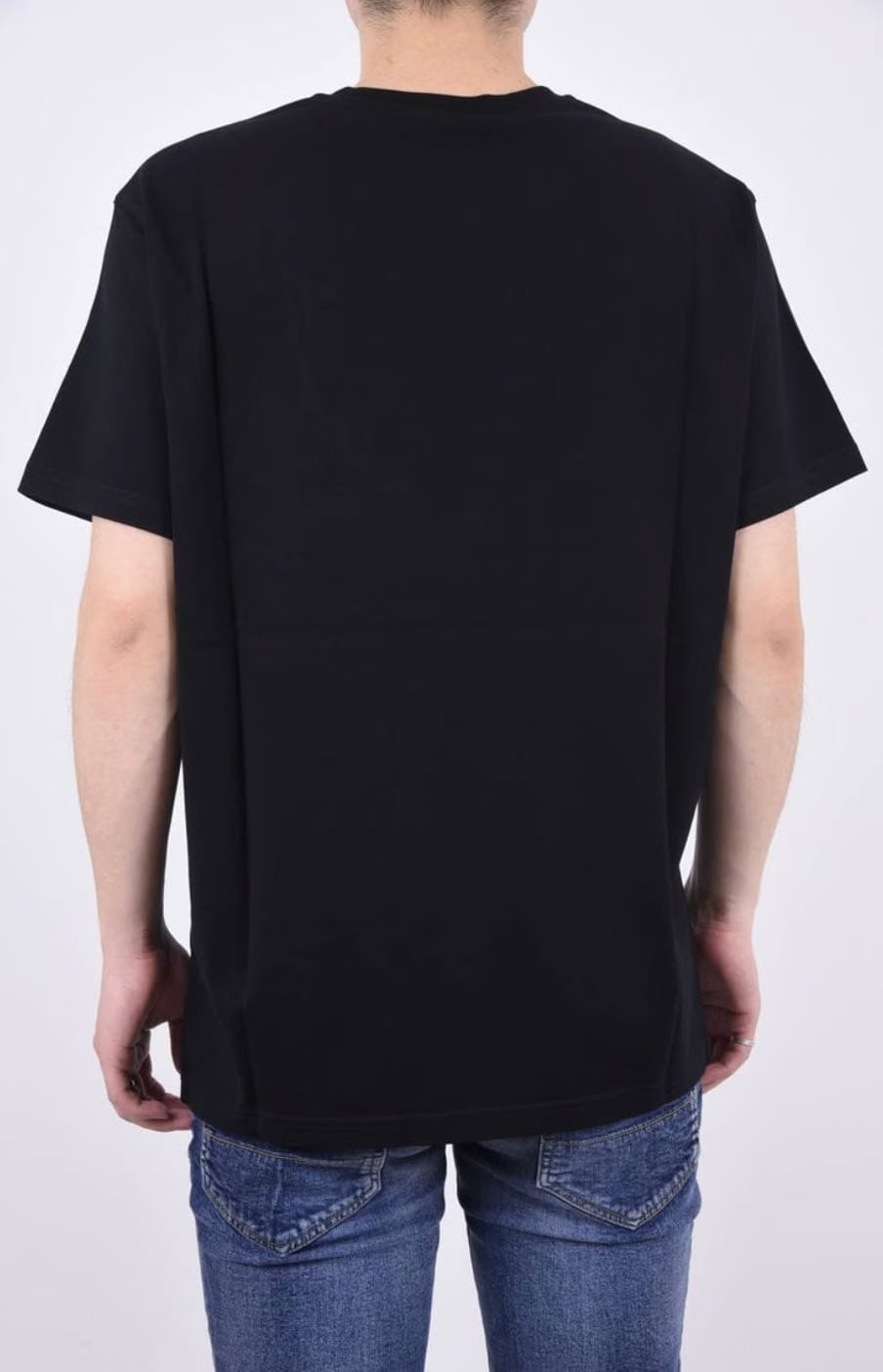 Givenchy Red Embroidery T-Shirt Black Regular Fit