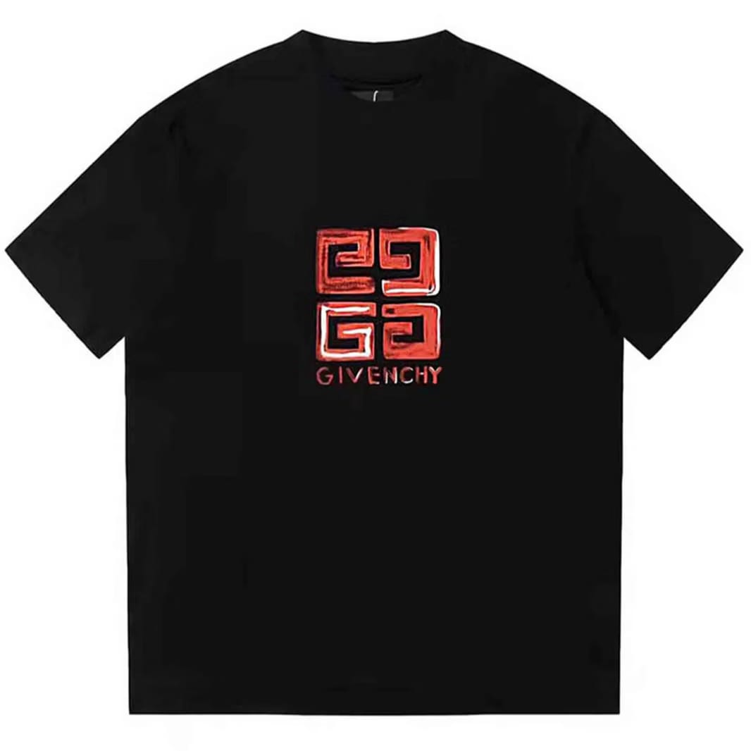 Givenchy 4G Multicolor T-Shirt Black/Red Slim Fit