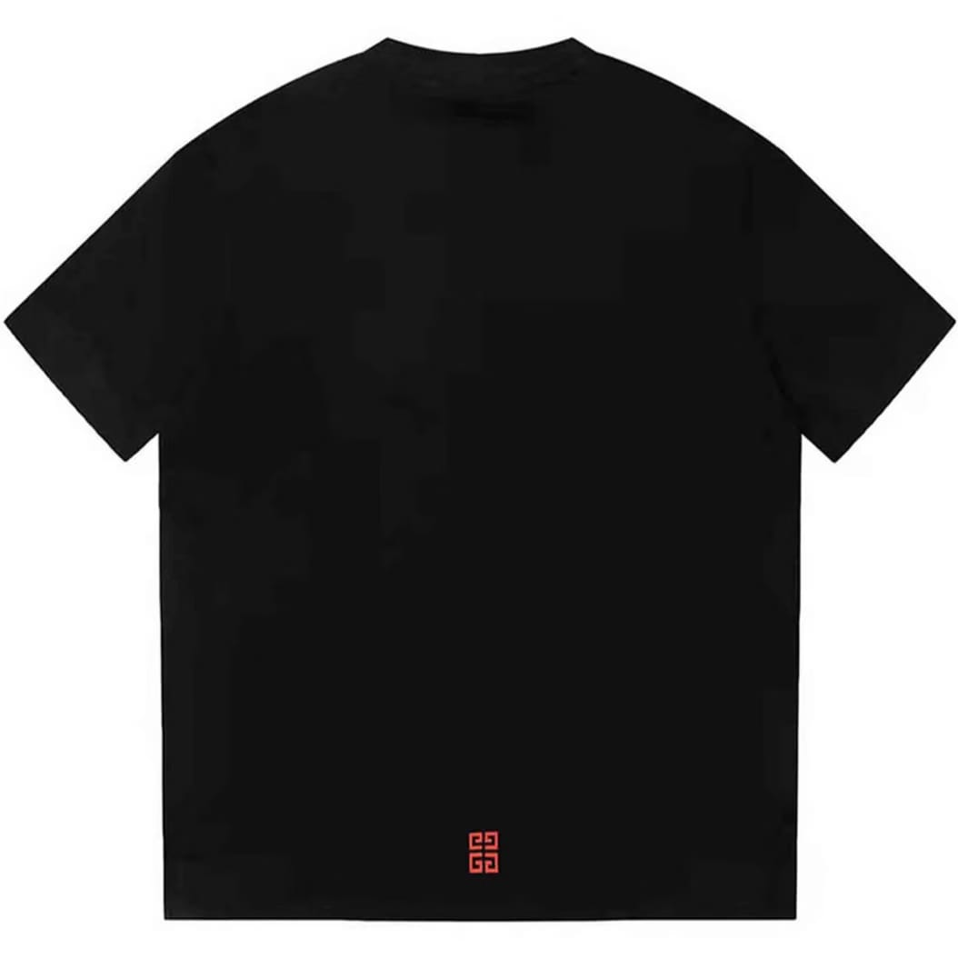Givenchy 4G Multicolor T-Shirt Black/Red Slim Fit