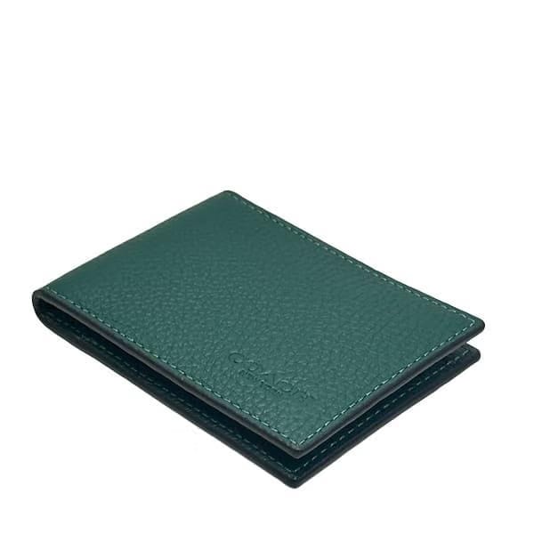 Coach Compact Billfold Wallet Dark Pine