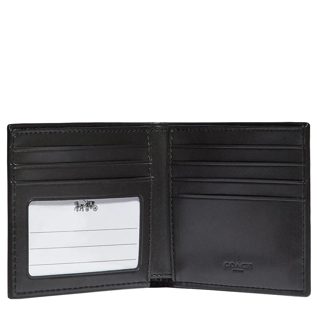 Coach ID Billfold Wallet In Signature Canvas Tan