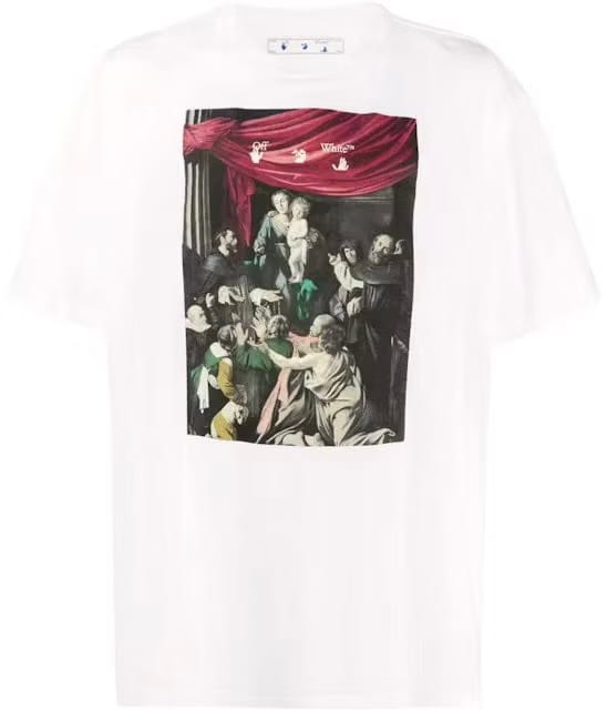 Off-White Caravaggio Painting S/S Oversized White T-Shirt