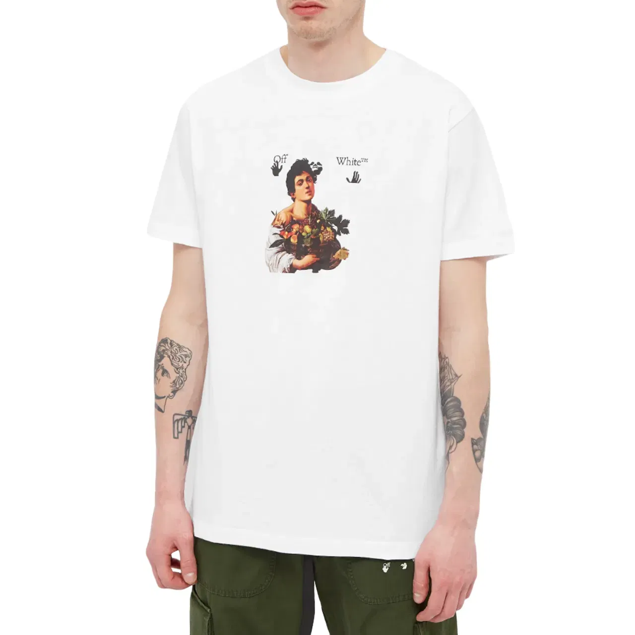 Off-White Caravaggio Boy Slim White T-Shirt