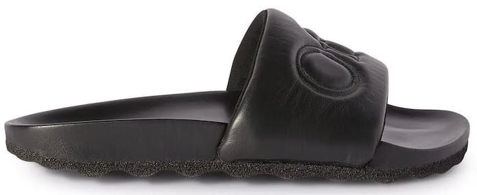 Off-White Bookish Leather Black Slide