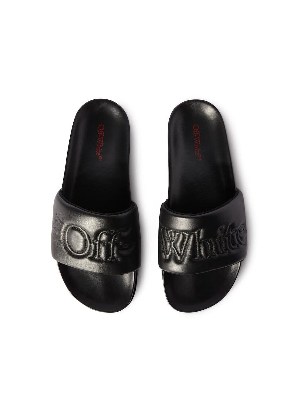 Off-White Bookish Leather Black Slide