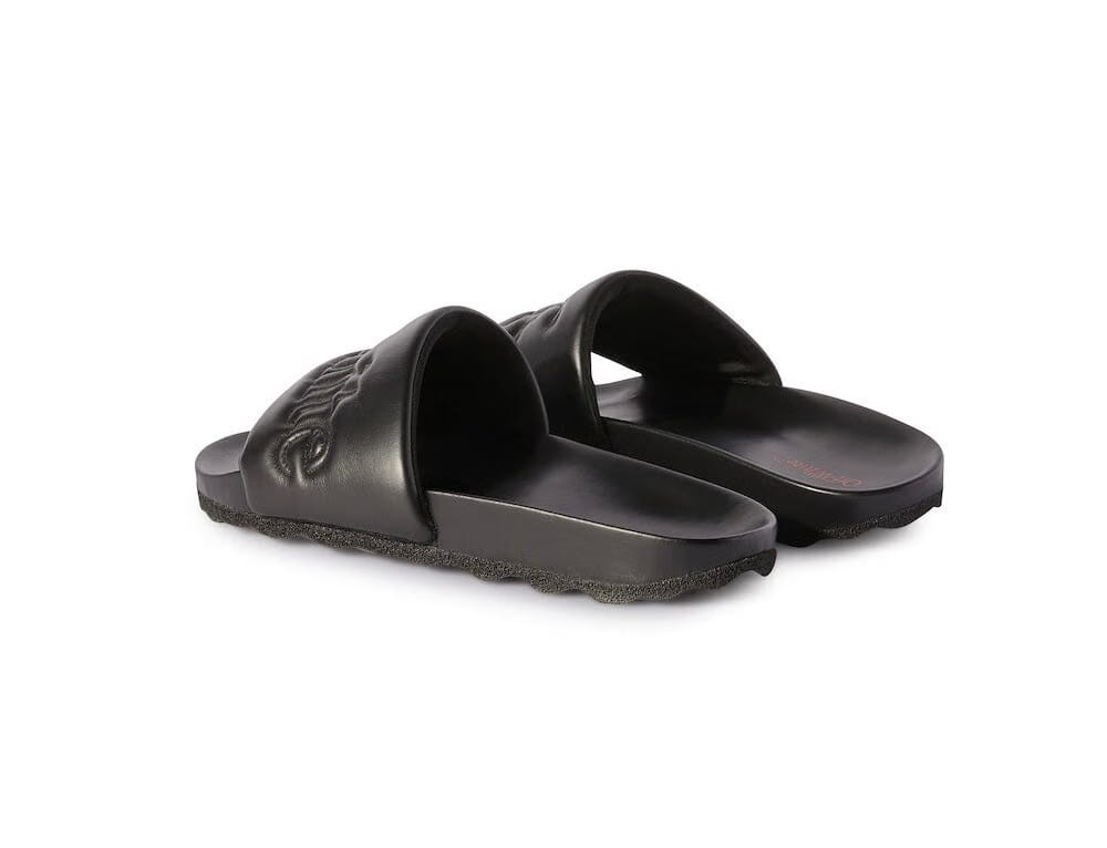 Off-White Bookish Leather Black Slide
