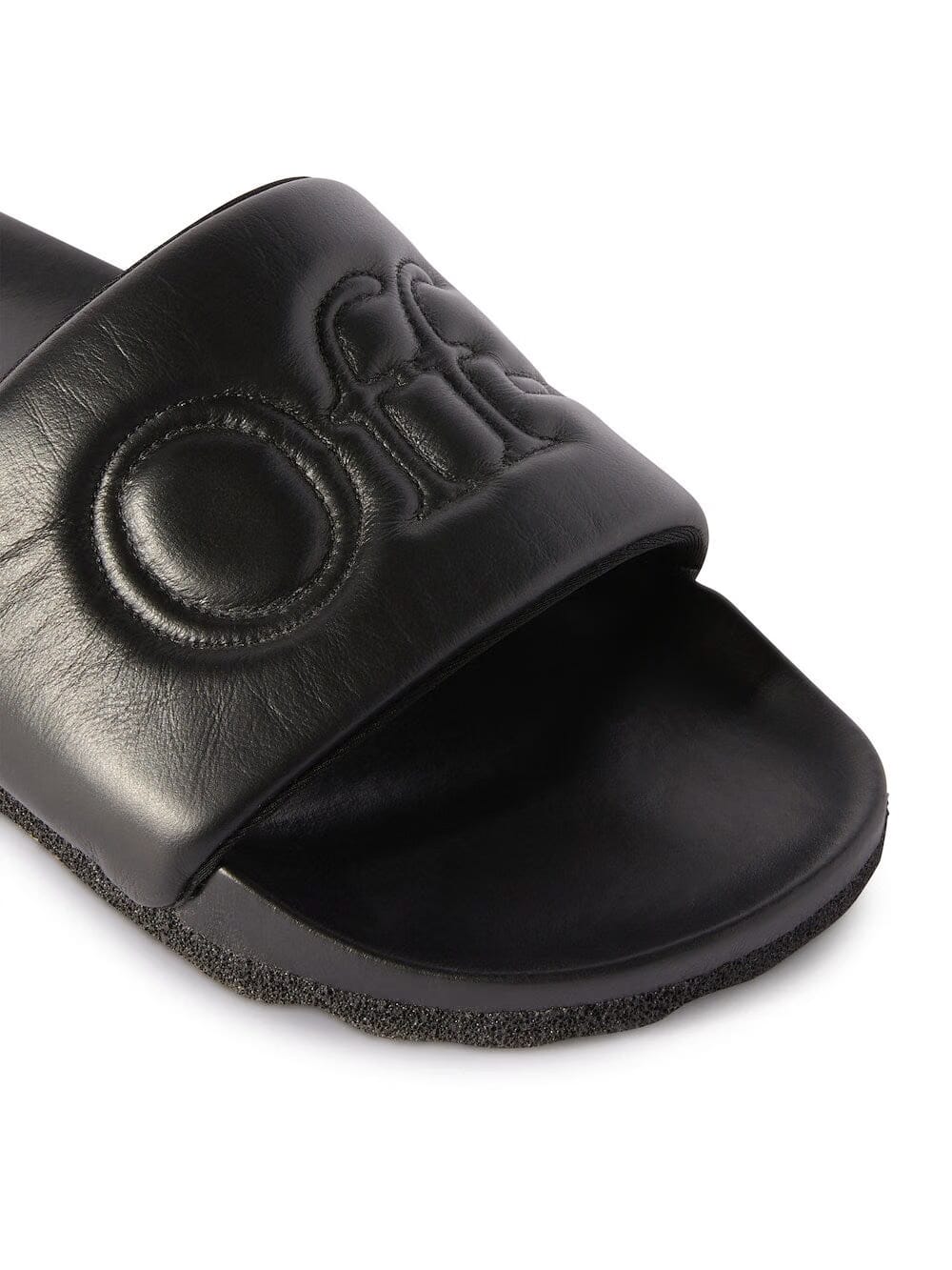 Off-White Bookish Leather Black Slide