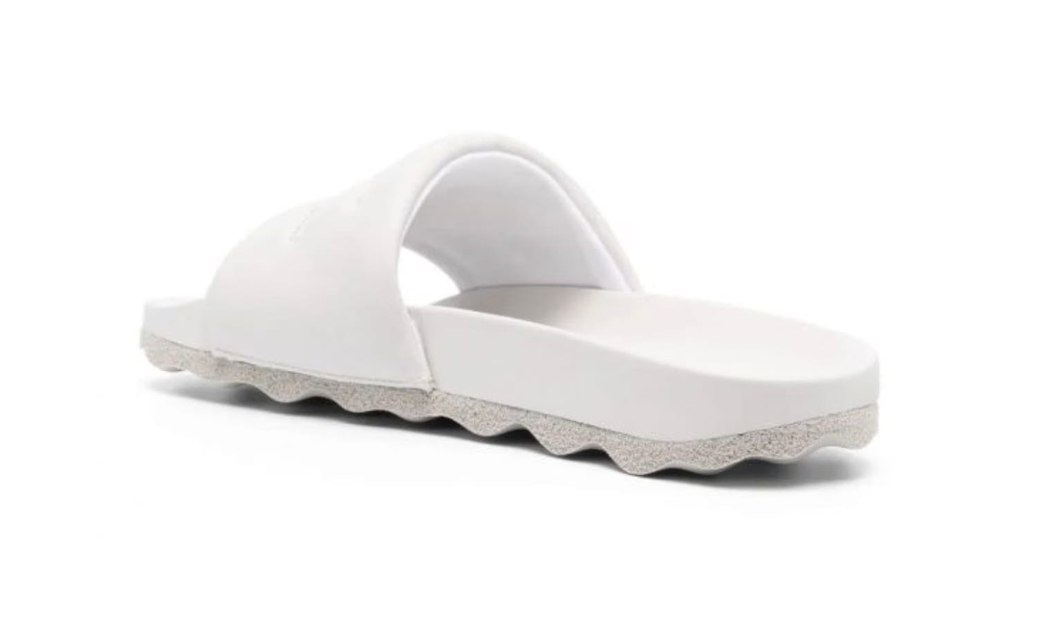 Off-White Bookish Leather Grey Slide