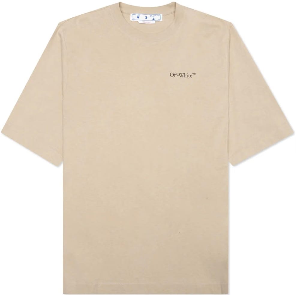 Off-White Caravaggio Crownin Skate S/S Dark Sand T-Shirt