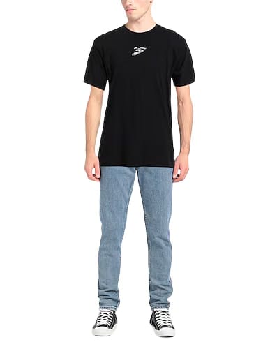 Off-White Distorted Logo Oversized Black T-Shirt