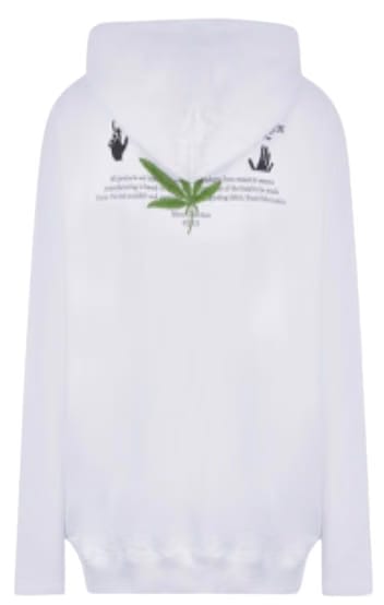 Off-White High Weed White Hoodie
