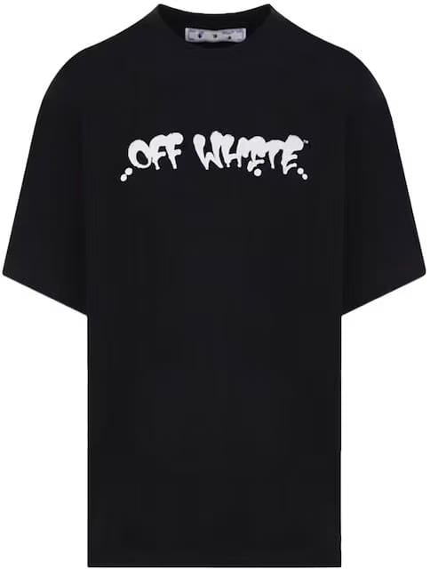 Off-White Neen OW Logo Skate S/S T-Shirt Black Orange
