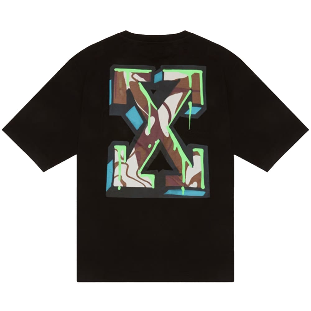 Off-White Neen Arrow Skate S/S T-Shirt Black Slim Fit