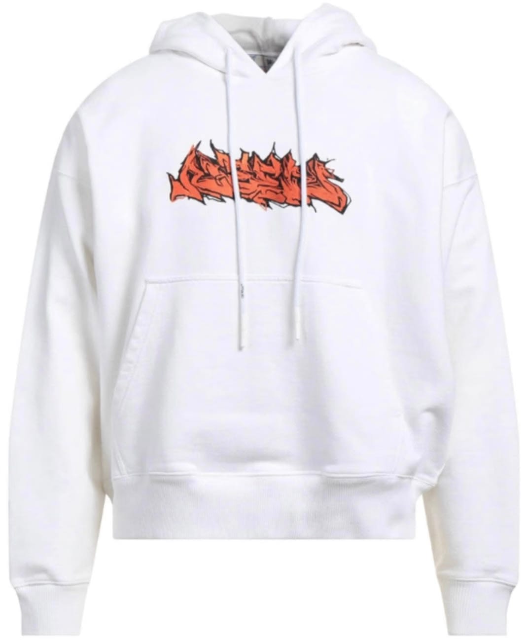 Off-White Logo Print Drawstring Hoodie