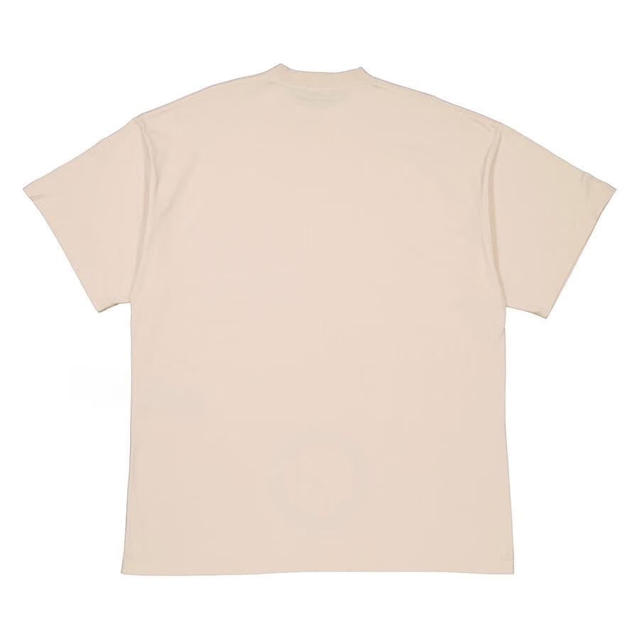 Balenciaga Your Ad Here Chalky White Oversized Logo Cotton T-Shirt