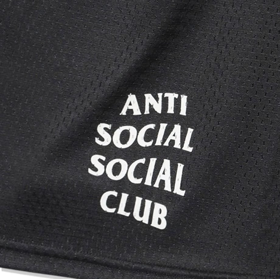 Anti Social Social Club x Champion Sports Black Shorts