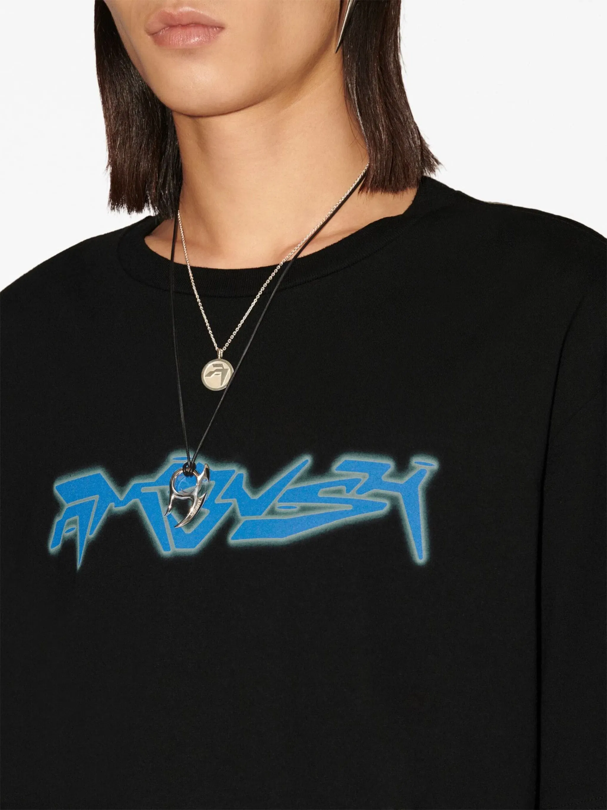 AMBUSH Neon Graphic T-Shirt Tap Shoe Bonnie Blue
