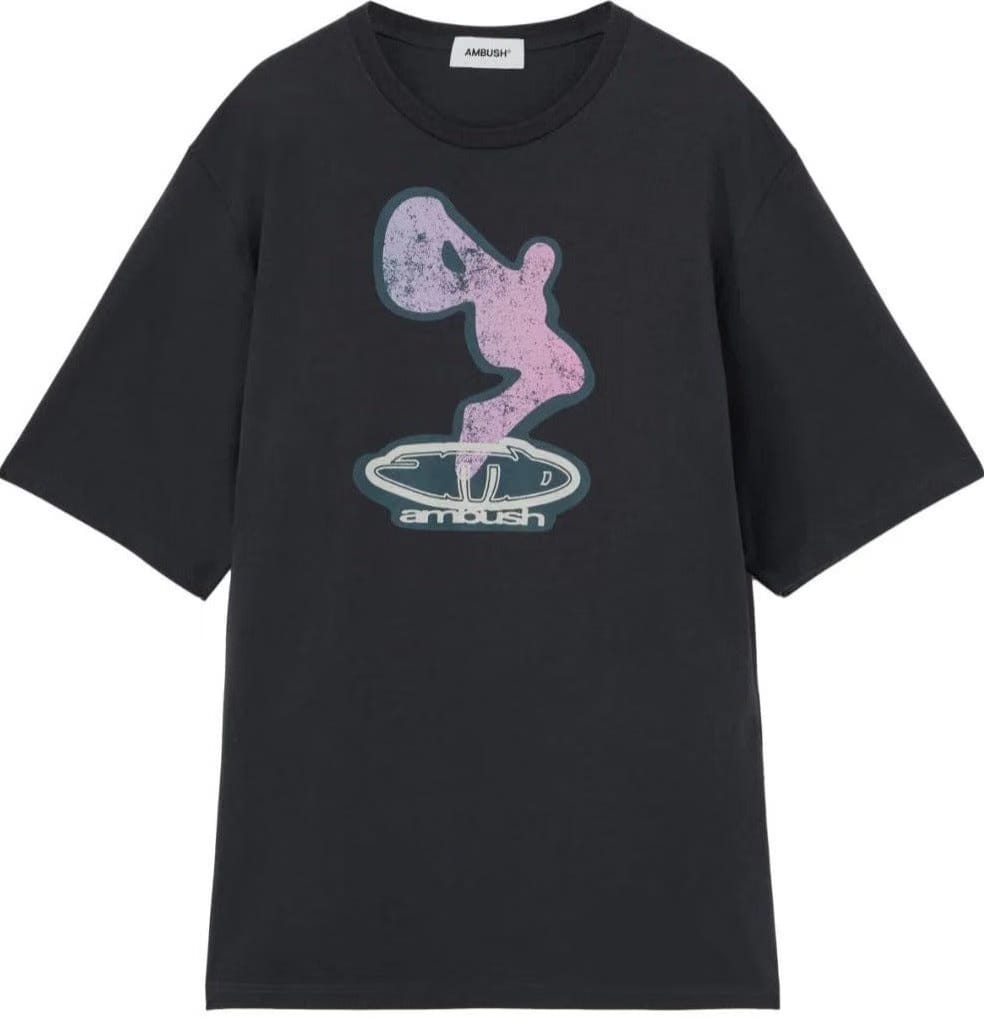 AMBUSH Side Splits Graphic T-Shirt Tap Shoe Purple