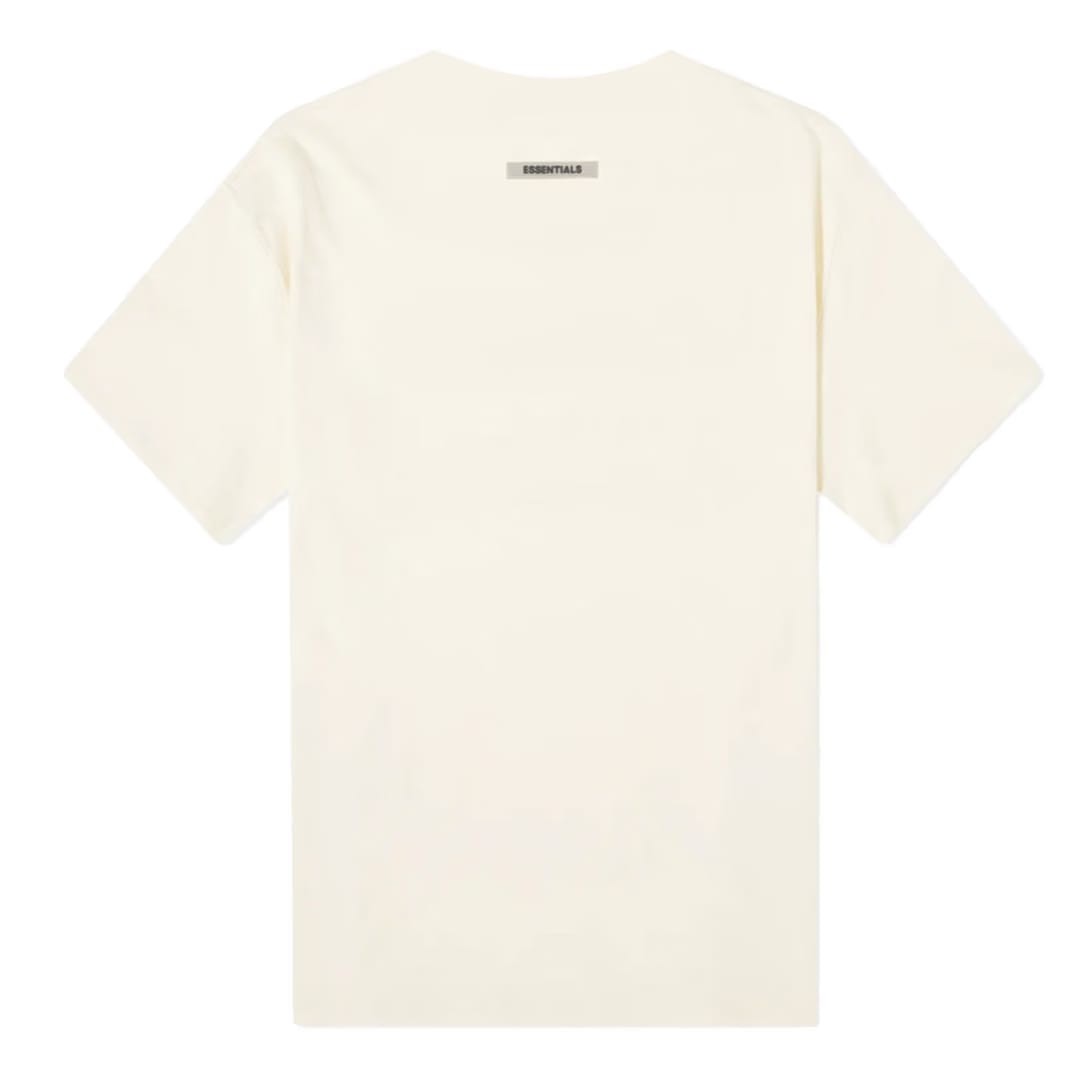 Fear of God Essentials Short-Sleeve Tee 'Cream' Front Logo (SS22)