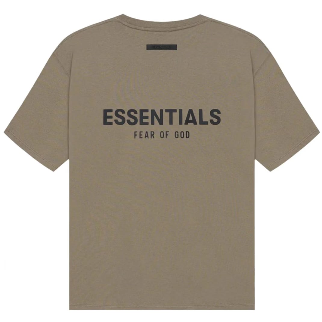 Fear of God Essentials Short-Sleeve Tee 'Taupe' Back Logo (SS21)