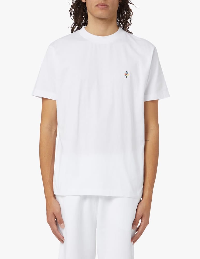 Marcelo Burlon Colourful Cross T-Shirt White